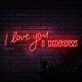 I Love You I Know Neon Sign for Romantic and Star Wars Fans