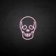 Skeleton' neon sign