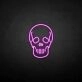 Skeleton' neon sign