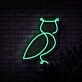 Owl Neon Sign for Nature and Whimsical Decor