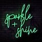 Sparkle And Shine Neon Sign for Positive and Fun Spaces