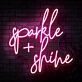 Sparkle And Shine Neon Sign for Positive and Fun Spaces