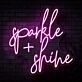 Sparkle And Shine Neon Sign for Positive and Fun Spaces