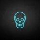 Skeleton' neon sign