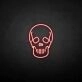 Skeleton' neon sign