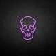 Skeleton' neon sign