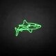 'Shark' neon sign