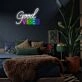 Good Vibes Rainbow Neon Sign for Positive and Fun Spaces