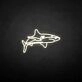 'Shark' neon sign