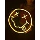 Nirvana Smile Crazy Neon Sign for Music Lovers