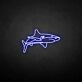 'Shark' neon sign