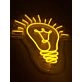 Light Bulb Neon Sign for Bright and Creative Spaces