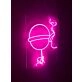 Girl Licking Lollipop Neon Sign for Playful and Bold Spaces