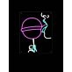 Girl Licking Lollipop Neon Sign for Playful and Bold Spaces