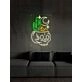 Desert Skull Head Neon Sign for Edgy and Artistic Spaces