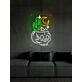 Desert Skull Head Neon Sign for Edgy and Artistic Spaces