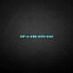 ZIP' neon sign