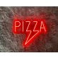 Pizza Lightning Neon Sign for Pizzerias and Fun Spaces