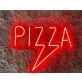 Pizza Lightning Neon Sign for Pizzerias and Fun Spaces