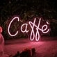 Caffè' neon sign