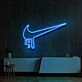 Dripping Swoosh Neon Sign for Bold and Stylish Spaces