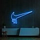 Dripping Swoosh Neon Sign for Bold and Stylish Spaces