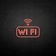 WIFI' neon sign