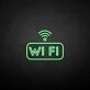 WIFI' neon sign