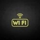 WIFI' neon sign