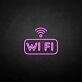 WIFI' neon sign