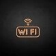 WIFI' neon sign