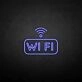 WIFI' neon sign