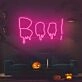 Halloween Gift Boo Neon Sign