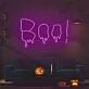Halloween Gift Boo Neon Sign