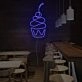 Cherry Cupcake Neon Sign for Dessert and Fun Spaces