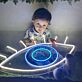 Evil Eye Neon Sign for Mystical and Whimsical Decor