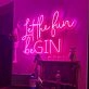 Let the Fun BeGIN Neon Sign for Fun and Social Spaces