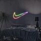 Sneaker Swoosh Neon Sign for Fashion and Fun Spaces