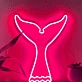 Tail Whale Wave Coastal-Themed Neon Sign