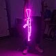'GUN' neon sign