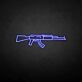 'GUN' neon sign
