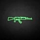 'GUN' neon sign