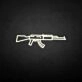 'GUN' neon sign