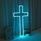 Christianity Cross Neon Sign for Religious and Spiritual Spaces