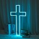 Christianity Cross Neon Sign for Religious and Spiritual Spaces