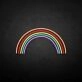 'Rainbow' neon sign