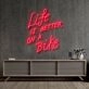 Life Is Better On A Bike Neon Sign for Fitness and Adventure Enthusiasts