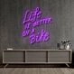 Life Is Better On A Bike Neon Sign for Fitness and Adventure Enthusiasts