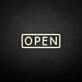 'OPEN' neon sign