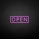 'OPEN' neon sign